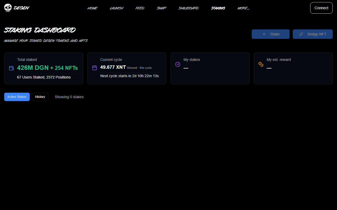 DGN Staking V2 preview