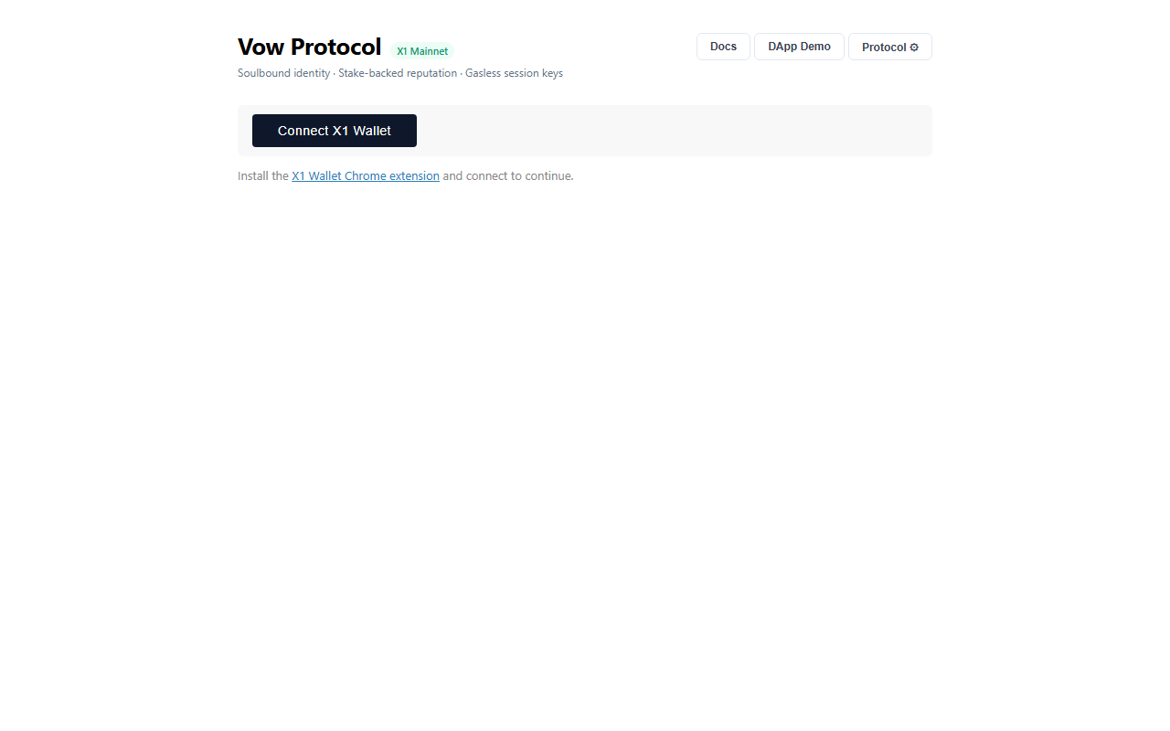 Vow Protocol preview