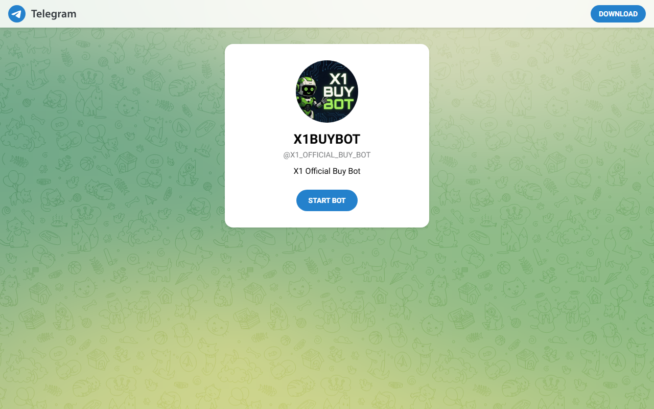 X1 Buy Alert Bot preview